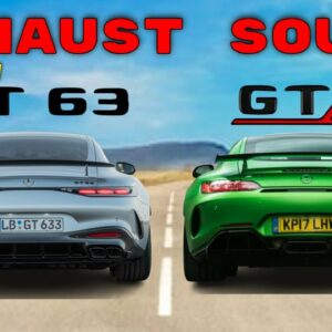 Exhaust Sound - 1st Gen Mercedes AMG GT R vs 2024 Mercedes AMG GT