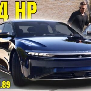 Lucid Air Sapphire final specs unveiled with over 1200 Horsepower
