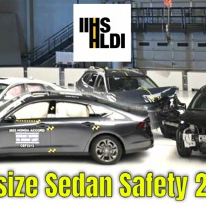 Midsize cars struggle in rear seat safety test by IIHS 2023