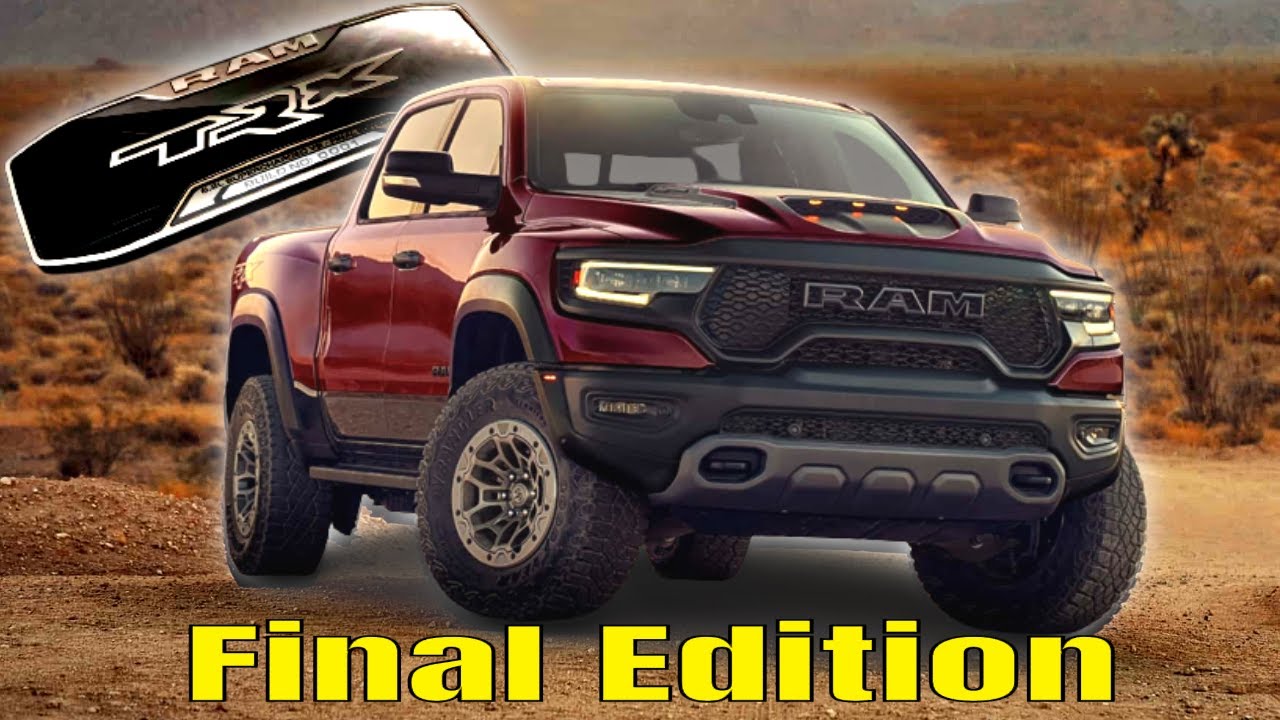 Ram Gives the 2024 1500 TRX a Proper Send Off With Final Edition