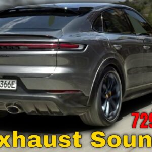 Exhaust Sound   2024 Porsche Cayenne Turbo E Hybrid and Coupe with GT Package