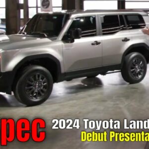 US-Spec 2024 Toyota Land Cruiser Debut Presentation