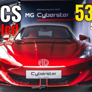 MG Cyberster Electric Sports Car Specs Revealed With 536 HP And 535 Torque