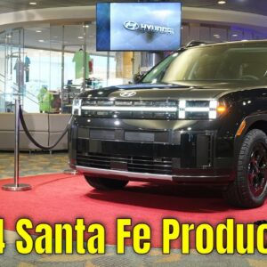 Hyundai Motor Manufacturing to Enhance SUV and 2024 Santa Fe Production