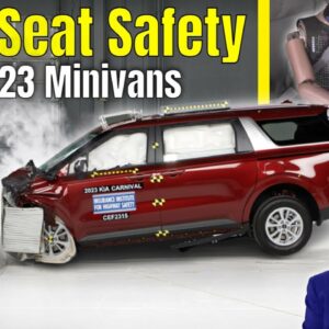2023 Minivans falter in rear seat safety test