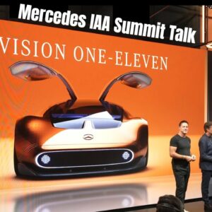 Mercedes Benz IAA Summit Talk 2023 About Future Vehicles and Technology