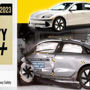 Hyundai's 2023 IONIQ 6 Awarded Top Safety Pick+ Rating By IIHS