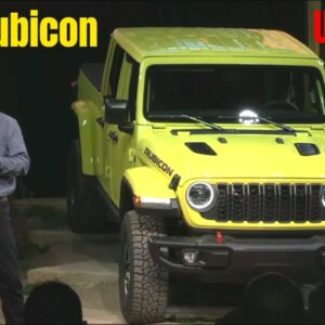 NEW 2024 Jeep Gladiator Unveiling at the North American International Auto Show