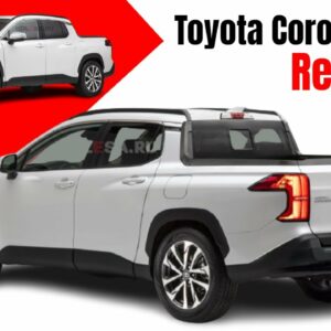 New Toyota Corolla Cross Pickup Truck Rendered