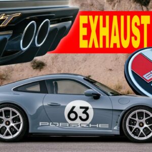 EXHAUST SOUND - 2024 Porsche 911 S/T Shore Blue Metallic Heritage Design Package