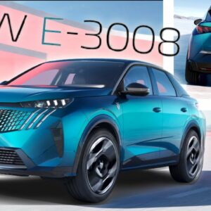 2024 Peugeot E 3008 Electric SUV Exterior Revealed Before September 12 Full Debut