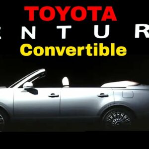 Toyota Century SUV Convertible and GRMN Teased
