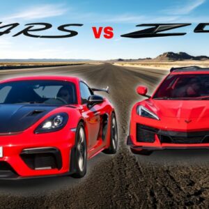 2023 Porsche 718 GT4 RS vs Corvette Z06 Speed Meets Sophistication