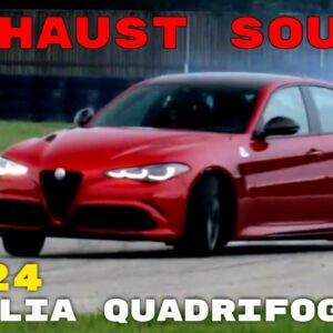 2024 Alfa Romeo Giulia Quadrifoglio Exhaust Sound