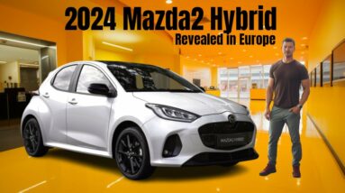 2024 Mazda2 Hybrid Revealed in Europe