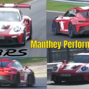 Porsche 911 992 GT3 RS Manthey Performance Kit Testing