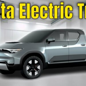 Toyota EPU Electric Pickup Truck Concept Revealed