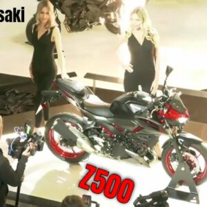 2024 Kawasaki Z500 Revealed at EICMA 2023