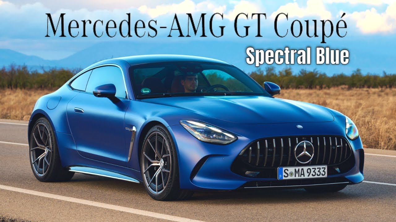 2024 Mercedes AMG GT 63 4MATIC+ Coupe in Spectral Blue