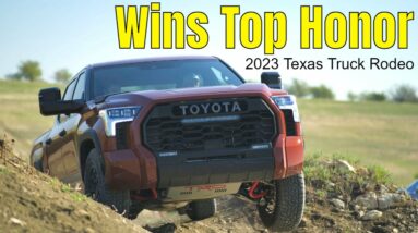 2024 Toyota Tundra wins top honor at the 2023 Texas Truck Rodeo