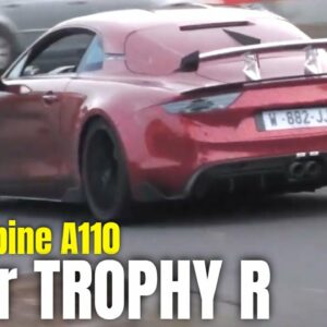 New 2024 Alpine A110 RS or TROPHY R Prototype Testing on at Nürburgring