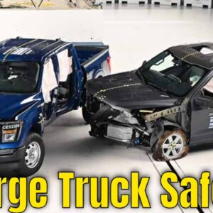 Large pickups offer strong side protection but falter in back seat safety