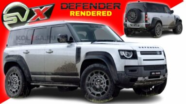 New Land Rover Defender SVX Rendered