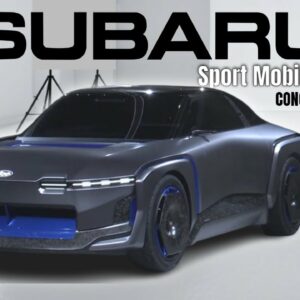 Subaru Sport Mobility Concept Sports Car Revealed at Japan Mobility Show 2023