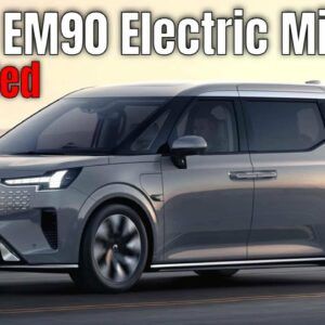 Volvo EM90 Electric Minivan Revealed