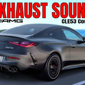 2024 Mercedes AMG CLE53 Coupe Engine and Exhaust Sound