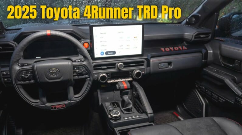 2025 Toyota 4Runner TRD Pro Interior Cabin