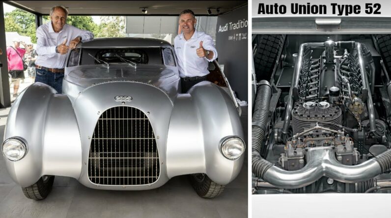 Audi Auto Union Type 52 16 Cylinder Supercar From 1930s