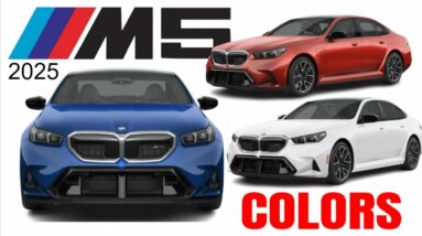 New 2025 BMW M5 Colors