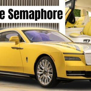 2025 Rolls Royce Spectre Semaphore Revealed in Yellow Glory