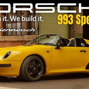 Porsche 911 993 Speedster From The Sonderwunsch Program