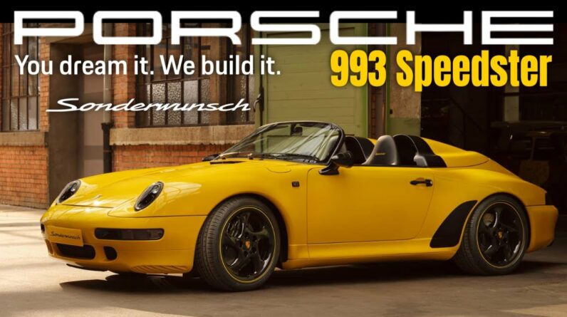 Porsche 911 993 Speedster From The Sonderwunsch Program