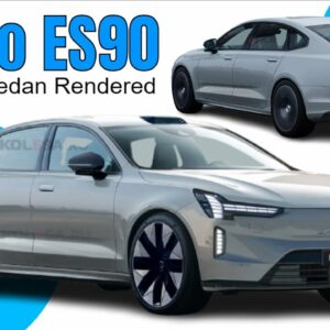 Volvo ES90 Electric Sedan Rendered