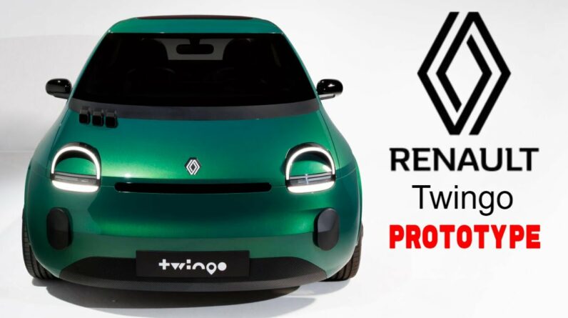 NEW Renault Twingo E Tech Electric 2026 Prototype Design Unveiled