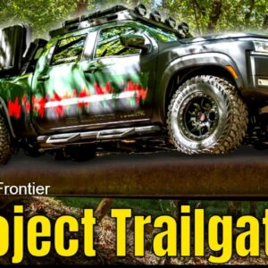 Modified Nissan Frontier Project Trailgater 2024 SEMA show in Las Vegas