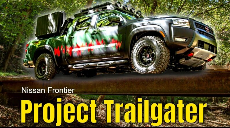 Modified Nissan Frontier Project Trailgater 2024 SEMA show in Las Vegas